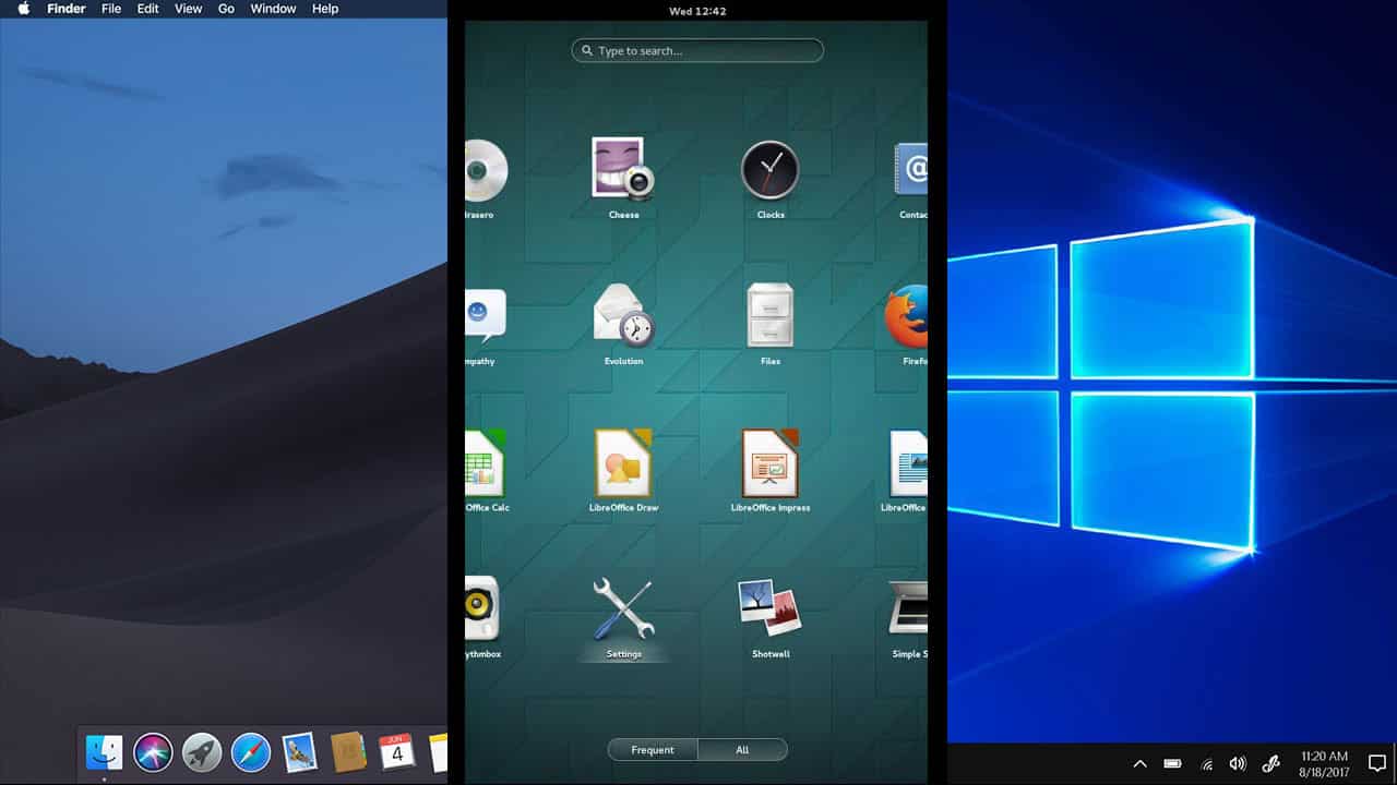 Perbandingan Windows, Mac, dan Linux